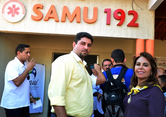 Inauguração do SAMU em Bocaina.(Foto: Kalberto Rodrigues/PK)