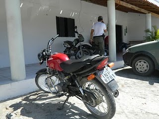 Moto apreendida em Pio IX