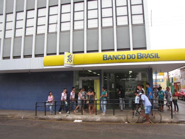 Agência do Banco do Brasil, no centro de Picos