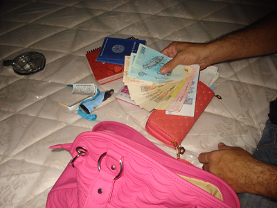 Droga, dinheiro e celulares apreendidos na 'Operação Jericó'