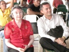 Oneide Rocha (Pres. do PT) e Padre Walmir (pré-candidato a prefeito) - Foto: José Maria Barros