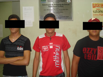 Menores de posso de drogas foram detidos em Picos
