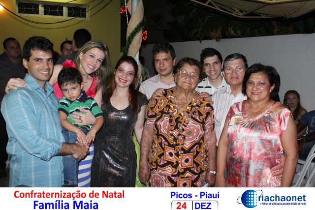 Confraternização de Natal da Família Maia