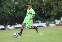 Romarinho, atacante da base do River-PI — Foto: Victor Costa/River AC