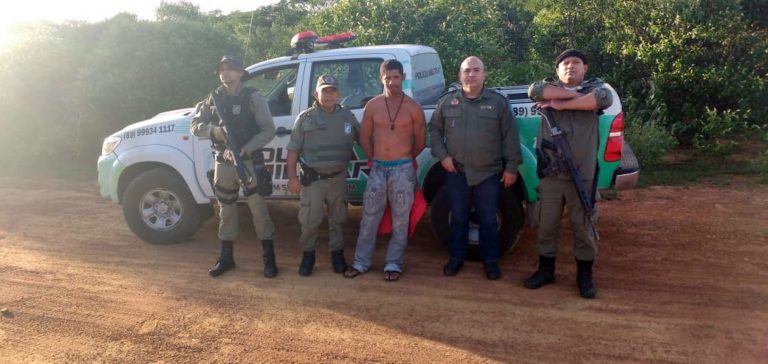 Foragido da Major César é capturado pela Polícia Militar em Caridade do Piauí