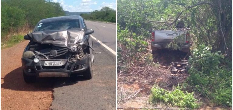 Veículos colidem na BR 316, entre Marcolândia e Francisco Macedo