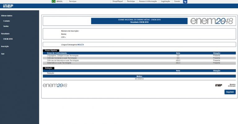 Enem 2018: resultado é divulgado pelo Inep; veja como consultar a nota