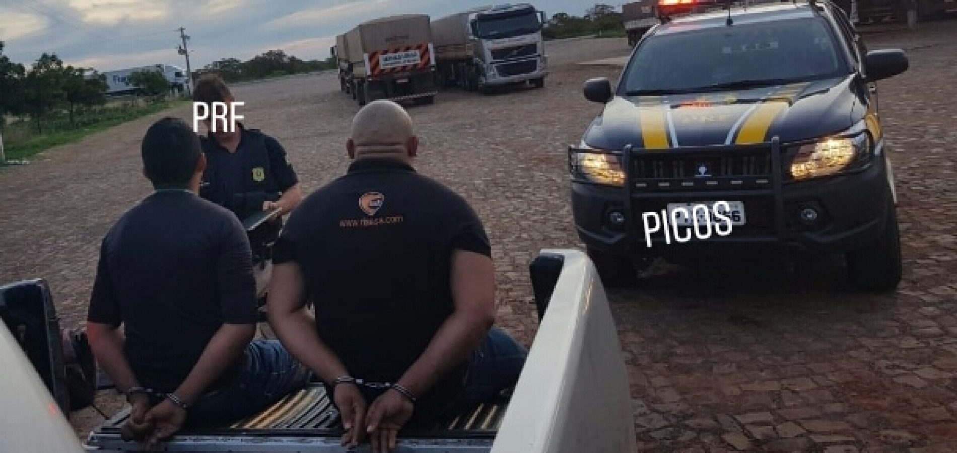 PRF em Picos prende homens com arma e munições roubadas
