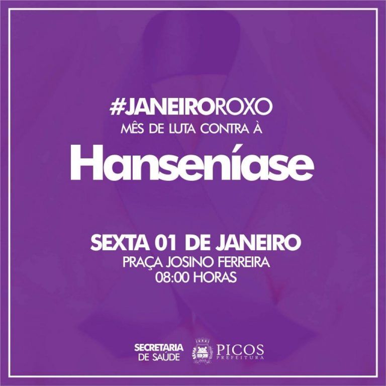 SMS irá realizar ações de conscientização em alusão ao Janeiro Roxo nessa sexta-feira (1º)