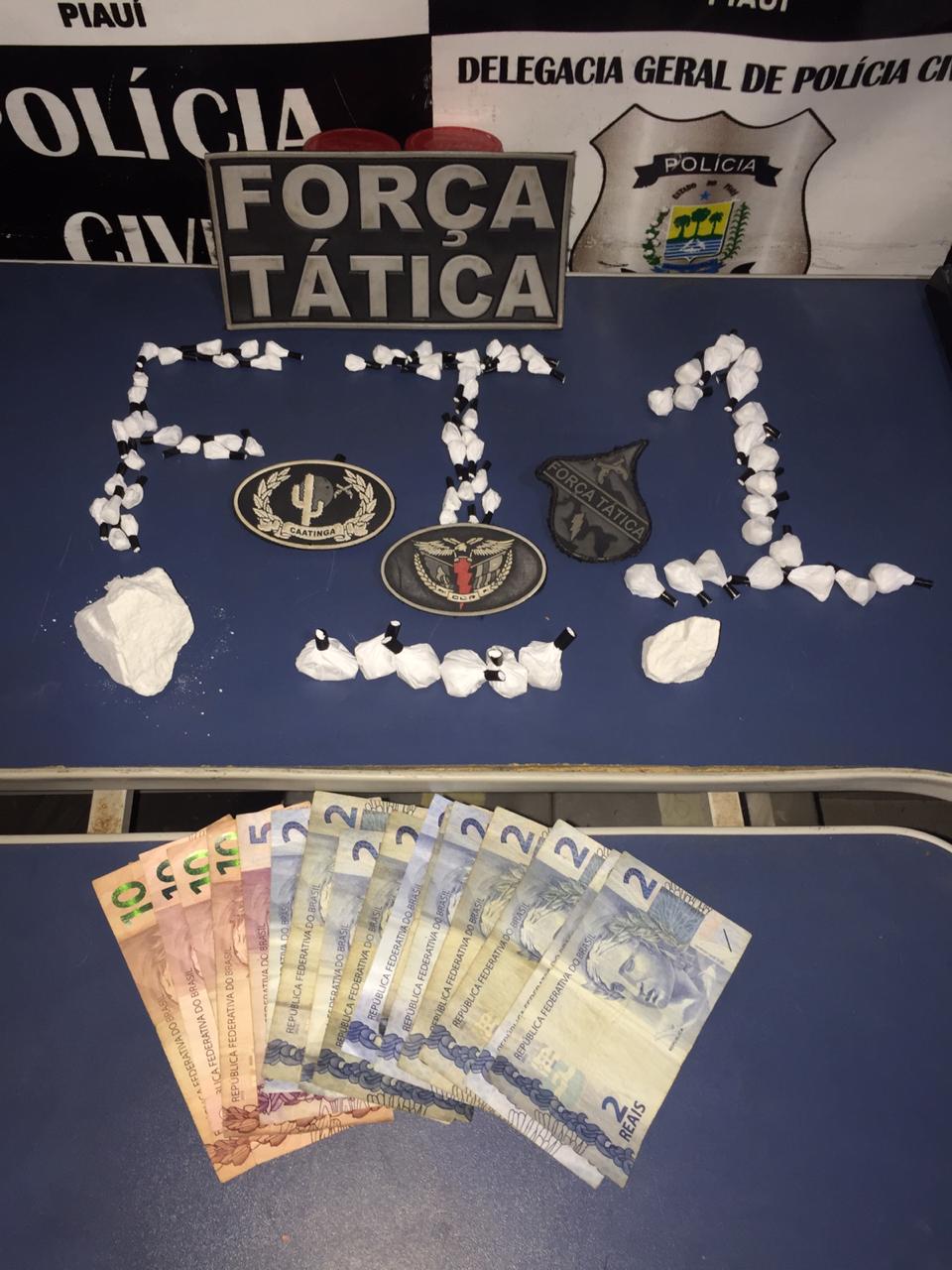 PM prende suspeito de tráfico de drogas em Picos