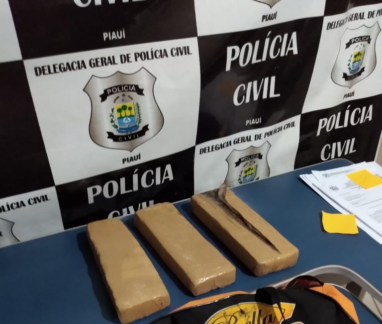 Polícia Civil flagra mototáxi transportando droga em Picos