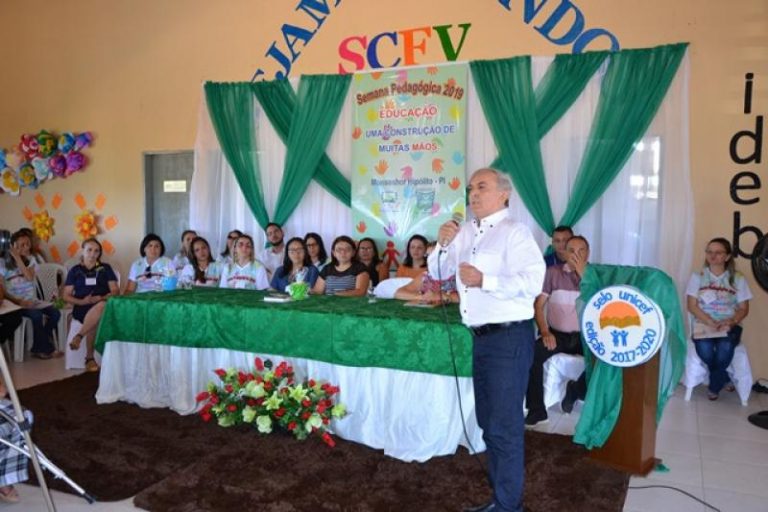 XVI Semana Pedagógica é aberta em Monsenhor Hipólito