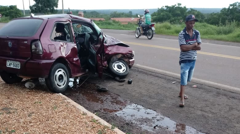 Gol envolvido na colisão