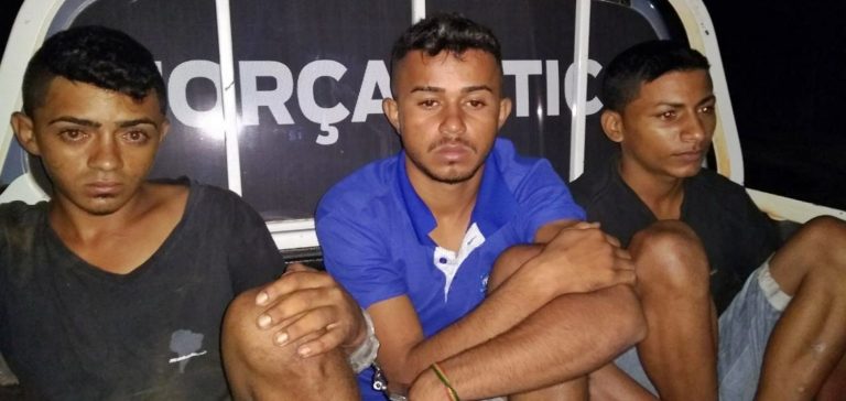 PM prende suspeitos de praticarem assaltos na rodovia PI 459