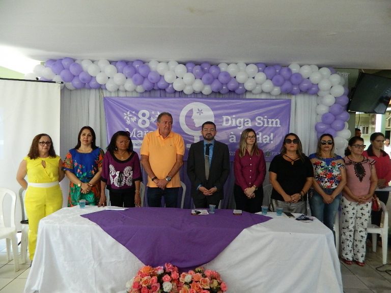 Secretaria de Saúde homenageia mulheres e lança projeto “Diga sim à vida!”