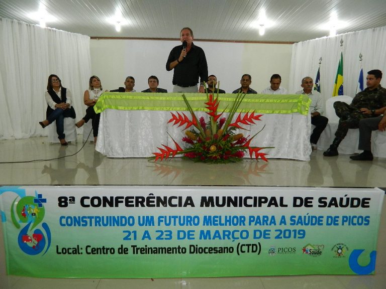 Solenidade abre 8ª Conferência Municipal de Saúde de Picos