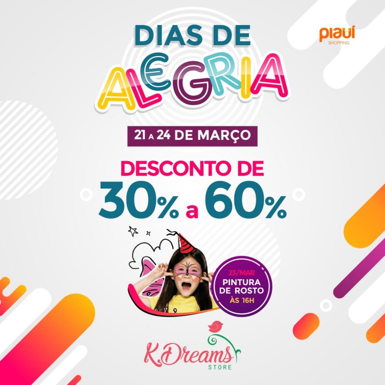 Piauí Shopping – K Dreams Store realiza promoção e descontos chegam a 60%