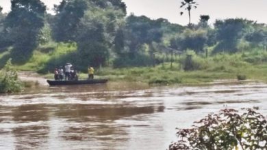 rio São Nicolau, no perímetro urbano da cidade de Santa Cruz dos Milagres