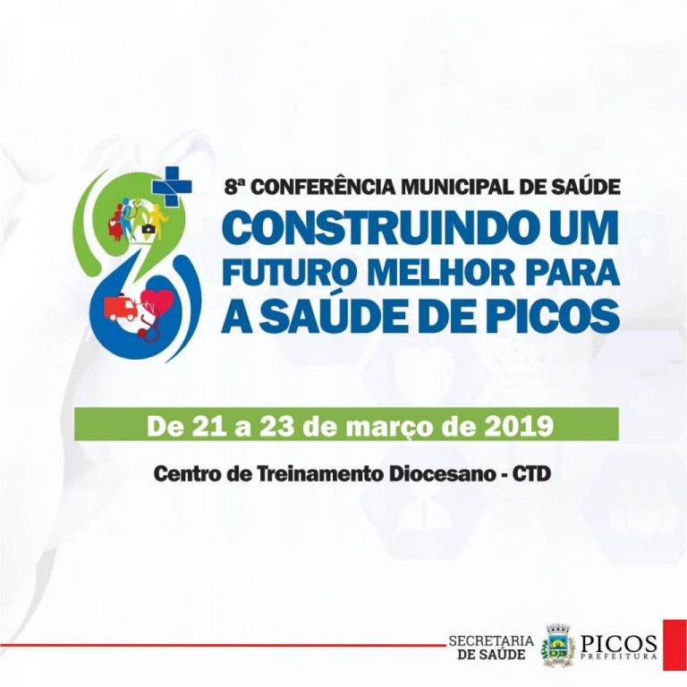 Saúde realizará Conferência Municipal nos dias 21, 22 e 23 de março