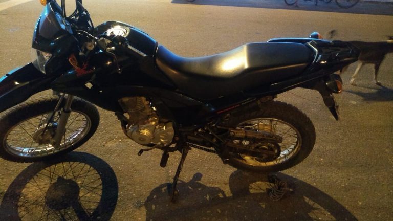 Polícia de Picos recupera motocicleta roubada