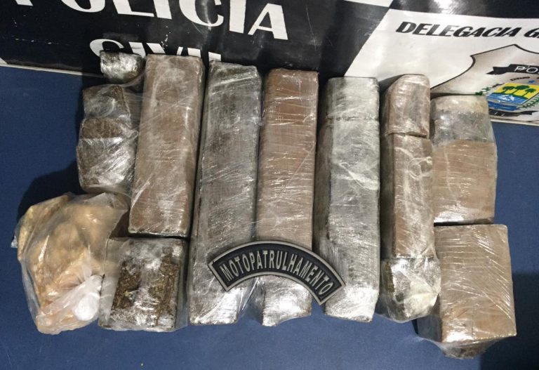 Forças de segurança de Picos já apreenderam mais de 70kg de droga em 2019