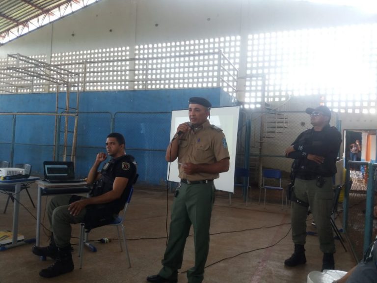 GPM de Itainópolis promove palestra sobre disciplina e carreiras militares