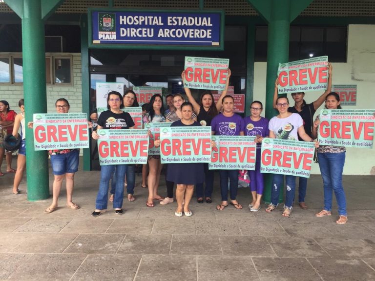 Enfermeiros e técnicos iniciam greve e paralisam atividades em hospitais estaduais