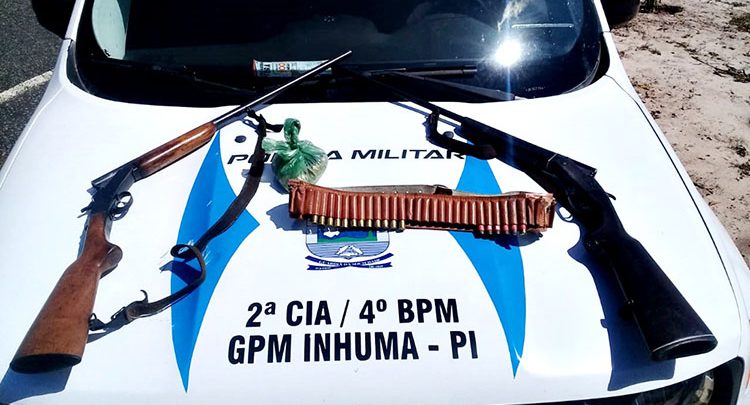 *Com informações do Grupamento de Polícia Militar de Inhuma*