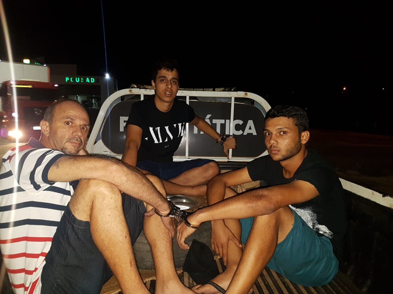 Trio é preso com drogas em veículo alugado no posto fiscal de Paulistana