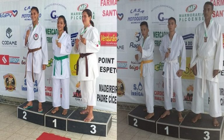 Picoenses conquistam medalhas em campeonato de karatê disputado em Oeiras
