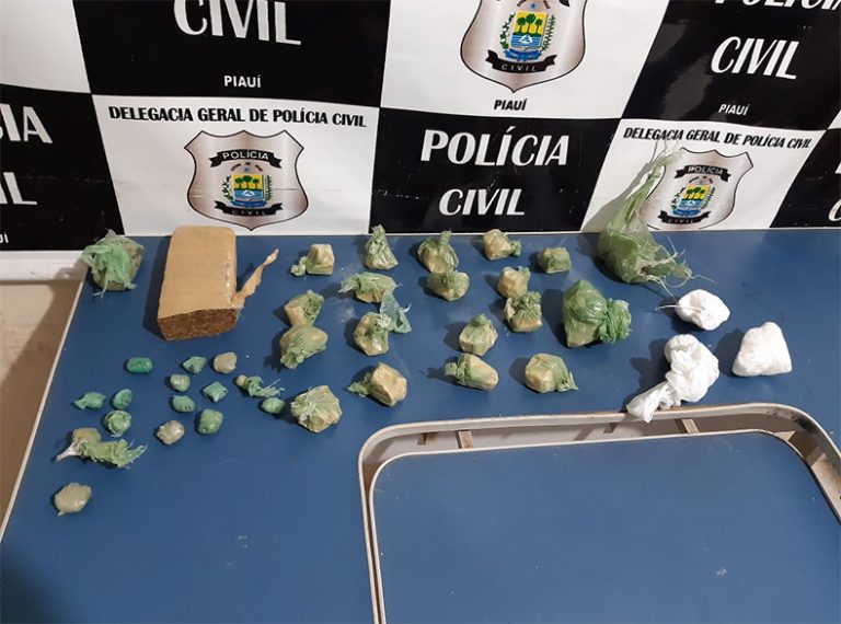 Polícia faz operação em Monsenhor Hipólito e apreende drogas