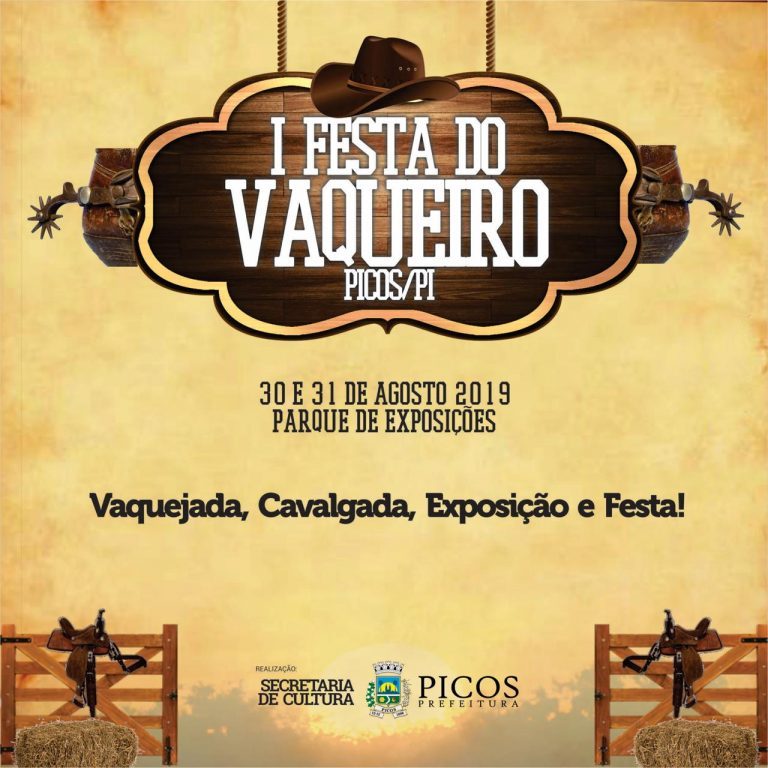Picos: 1ª Festa do Vaqueiro será realizada nos dias 30 e 31 de agosto