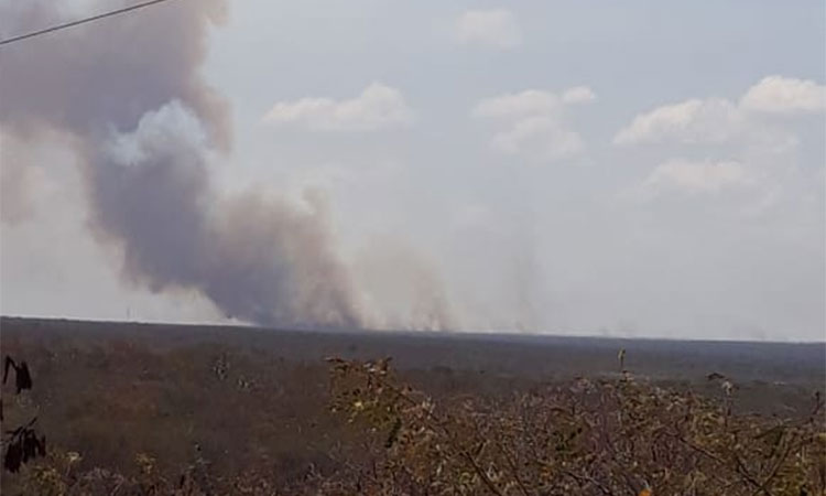 Incêndio na região de Pio IX