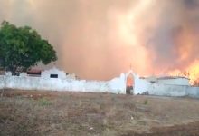 Incêndio na cidade de Sussuapara