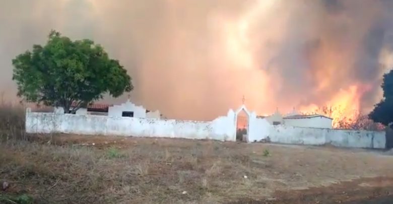 Incêndio na cidade de Sussuapara