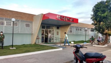 Vítima foi levada para o Hospital Regional Justino Luz, em Picos — Foto: Divulgação/Ascom