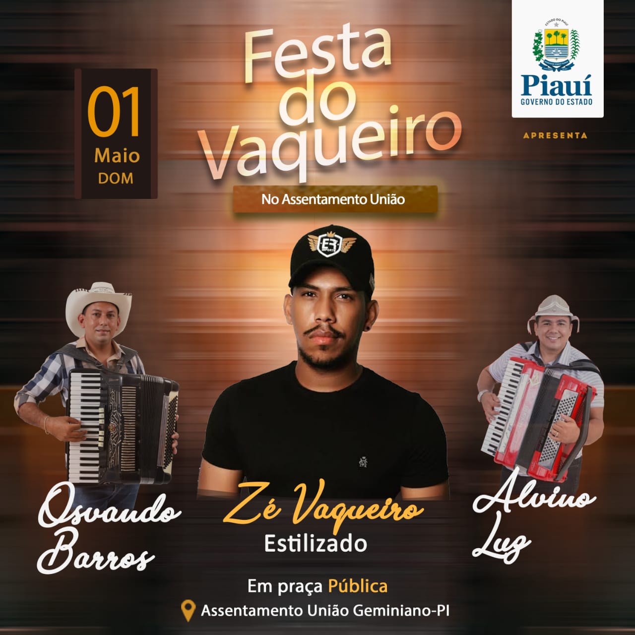 É neste domingo a 15ª Festa do Vaqueiro do Assentamento União em Geminiano