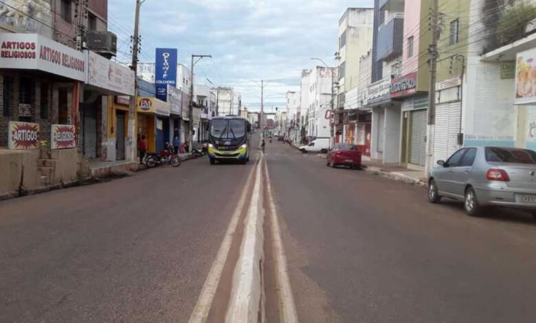 Avenida Getúlio Vargas em Picos