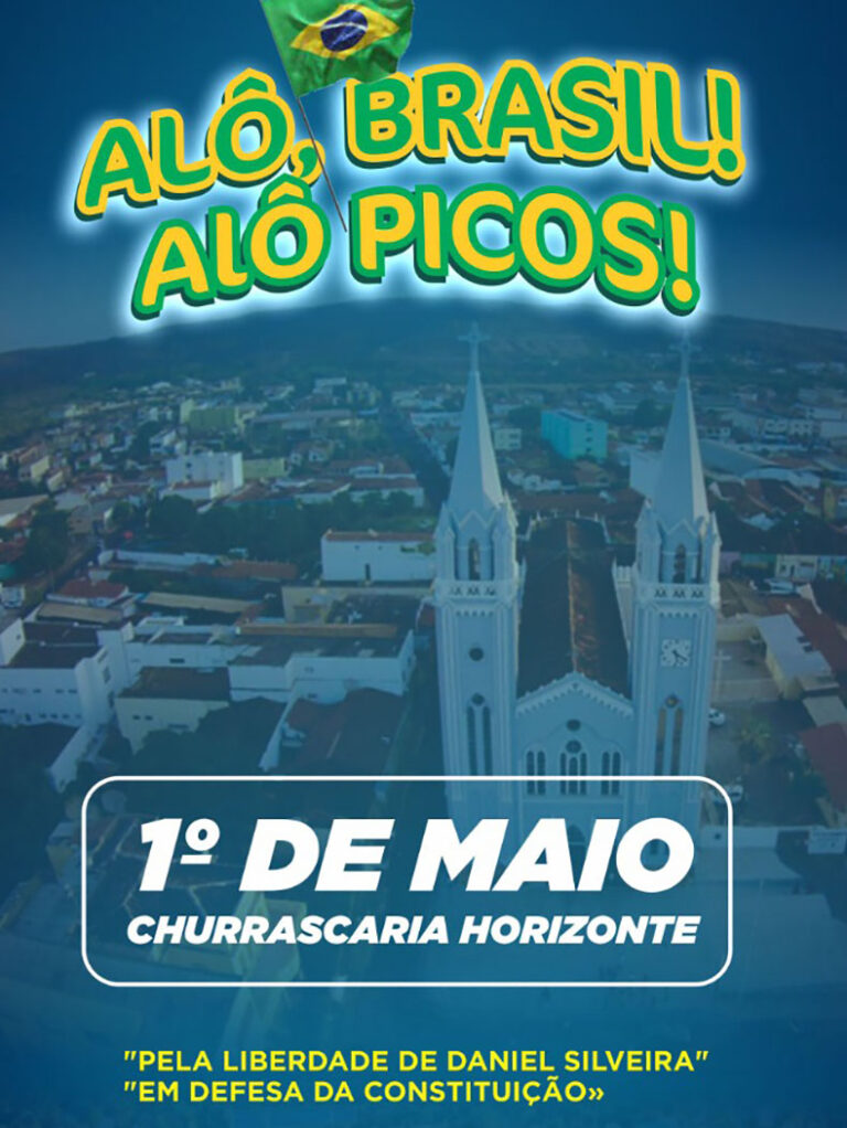 Apoiadores do presidente Jair Bolsonaro irão realizar carreata em Picos no próximo (1º)