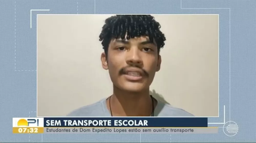 Estudantes enfrentam problemas com aulas presencias no Sul do Piauí após ter auxílio-transporte suspenso: 'deixaram de mãos atadas' — Foto: Reprodução/TV Clube