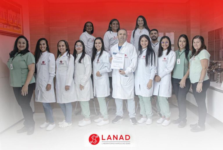 Laboratório Lanad recebe certificação de laboratório acreditado