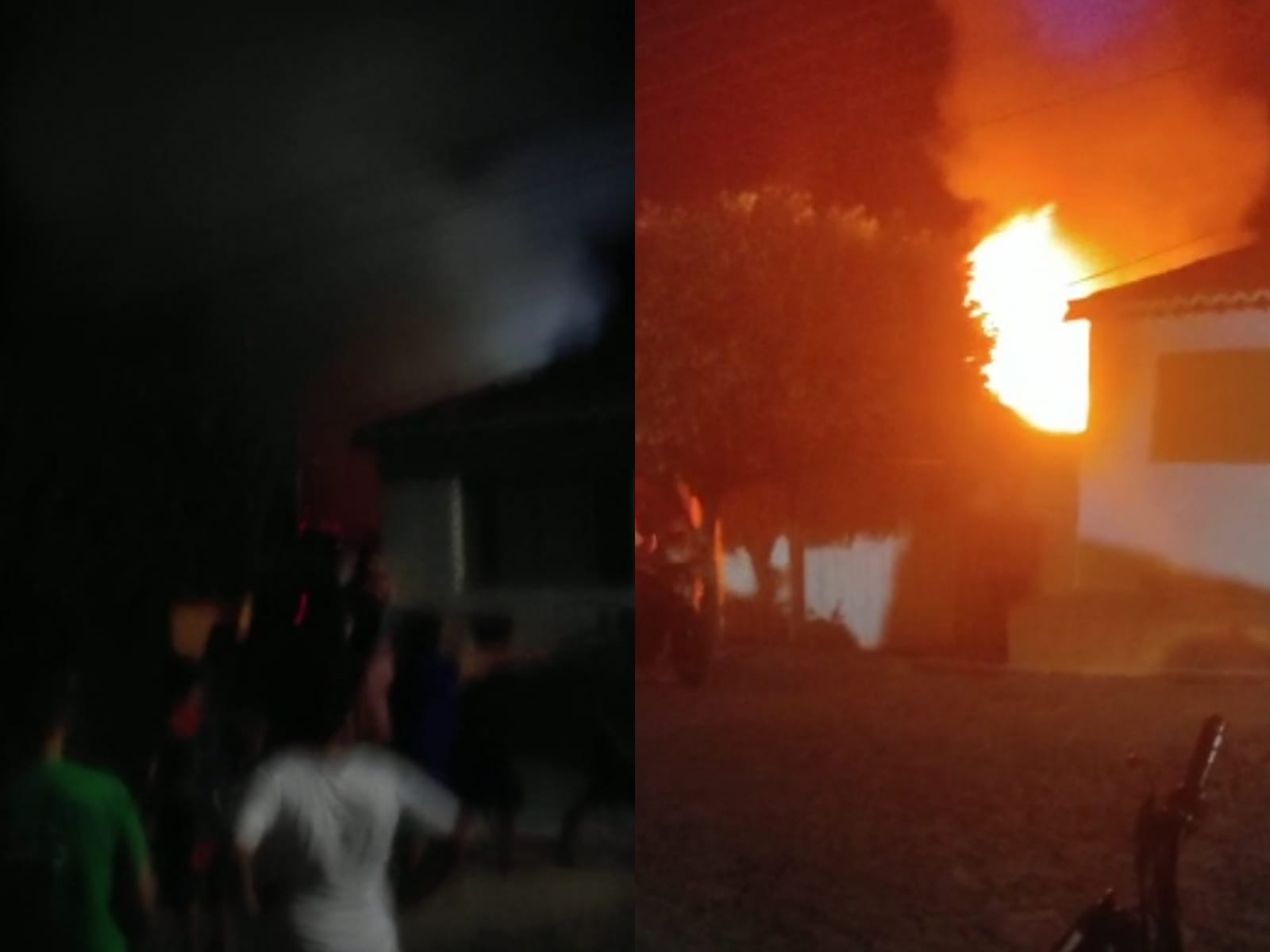 Incêndio destrói residência no centro da cidade de São Julião