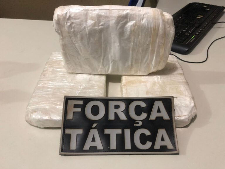 PM apreende tabletes de cocaína na zona rural de Picos