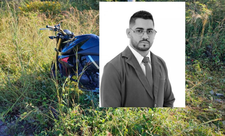 A vítima foi encontrada ao lado da sua motocicleta