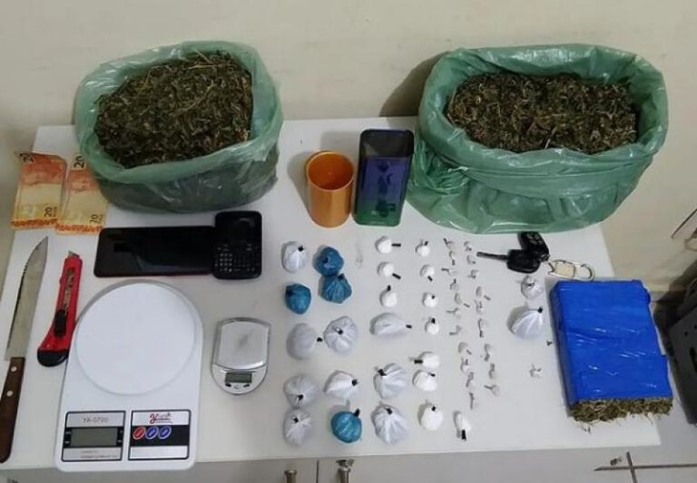 Picos: Homem é preso no bairro Junco suspeito de tráfico de drogas