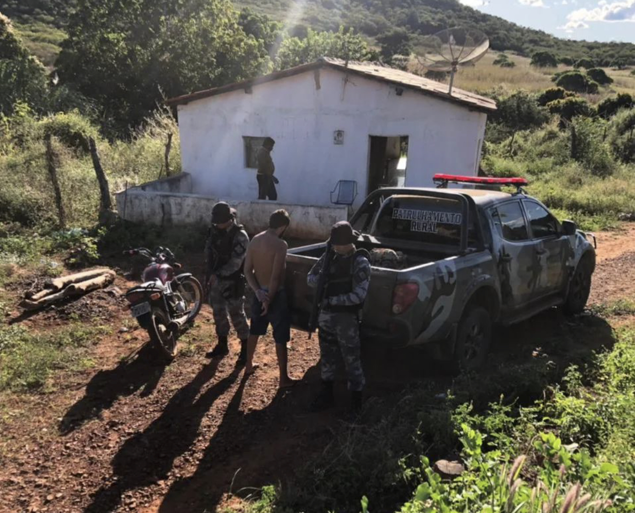 Polícia prende foragido do sistema prisional na zona rural de Paquetá