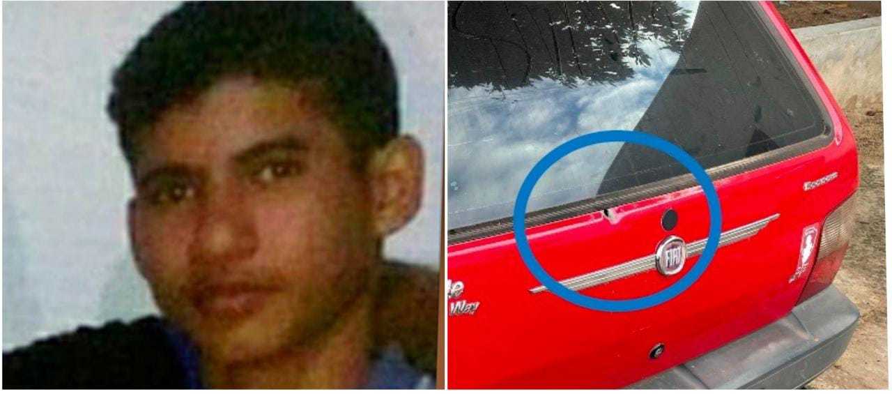 Jovem é morto a tiros dentro de carro e na frente da família
