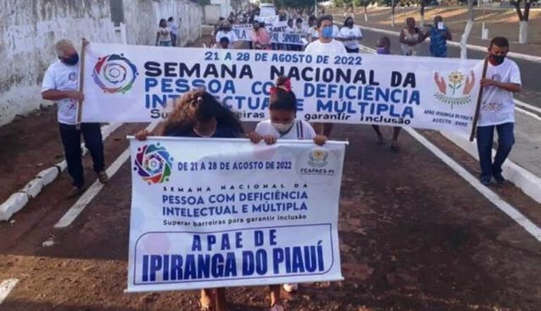 APAE de Ipiranga do Piauí promove atividades na Semana Nacional da Pessoa com Deficiência Intelectual e Múltipla