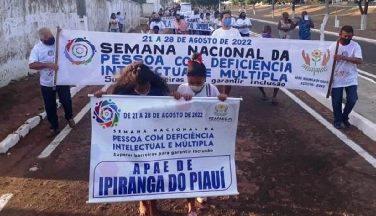 APAE de Ipiranga do Piauí promove atividades na Semana Nacional da Pessoa com Deficiência Intelectual e Múltipla
