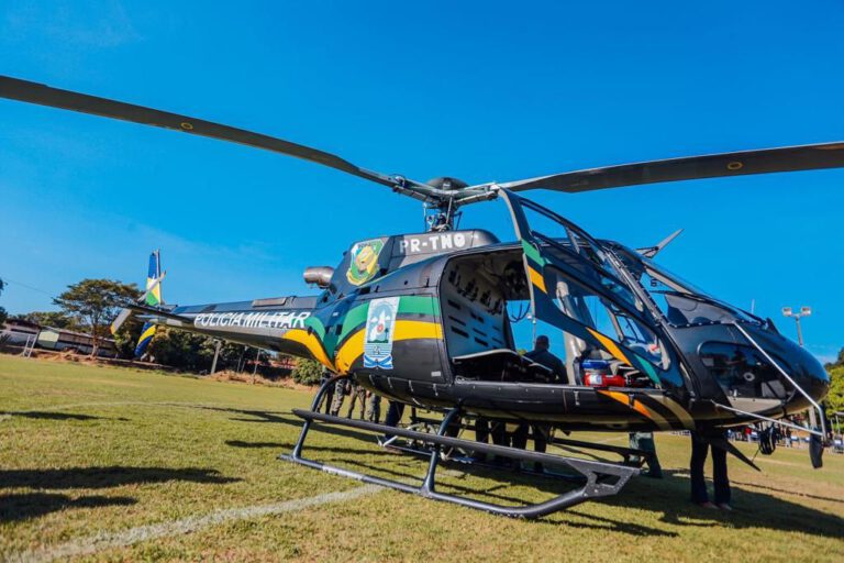 Governo do Estado entrega helicóptero para reforçar ações de Segurança, Defesa Civil, Saúde e Meio Ambiente